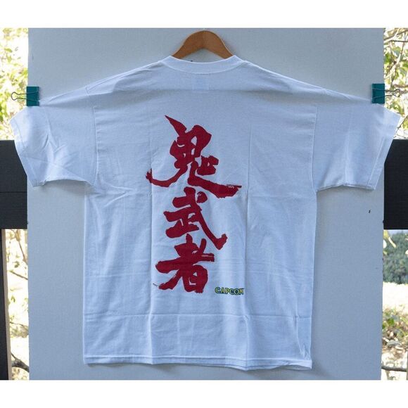 Vintage NWOT Onimusha Warlords Capcom PS2 T-Shirt Video Game Promo White Size XL - Picture 1 of 6
